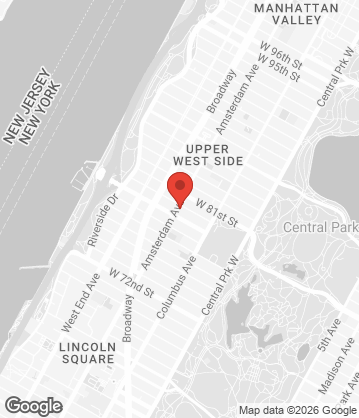 Map of Swagat NYC - 411 A Amsterdam Ave New York, NY 10024